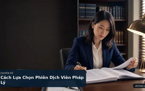 Cách Lựa Chọn Phiên Dịch Viên Pháp Lý