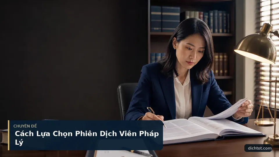 Cách Lựa Chọn Phiên Dịch Viên Pháp Lý