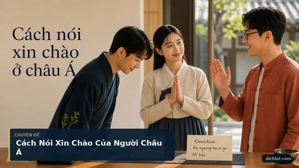 Cách Nói Xin Chào Của Người Châu Á