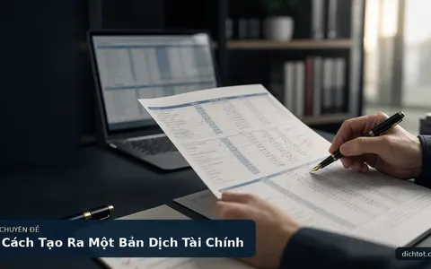 Cách Tạo Ra Một Bản Dịch Tài Chính