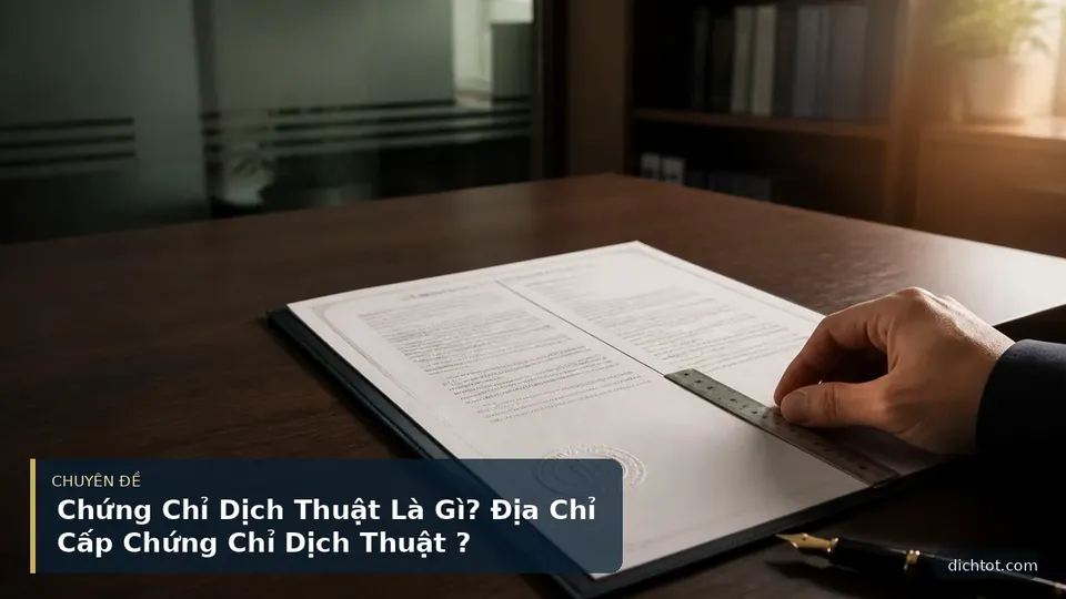 Chứng Chỉ Dịch Thuật Là Gì? Địa Chỉ Cấp Chứng Chỉ Dịch Thuật ?