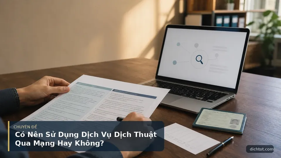 Có Nên Sử Dụng Dịch Vụ Dịch Thuật Qua Mạng Hay Không?