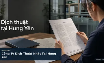 Công Ty Dịch Thuật Nhất Tại Hưng Yên