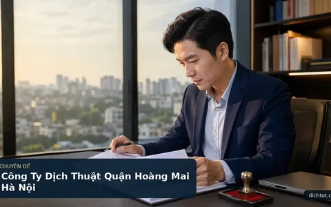 Công Ty Dịch Thuật Quận Hoàng Mai Hà Nội