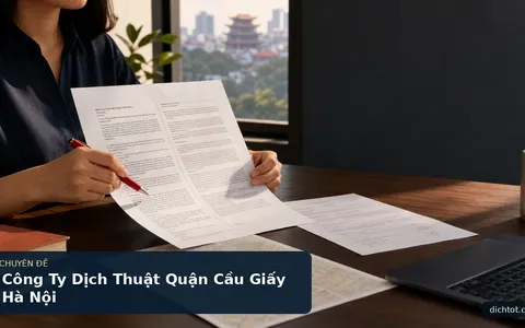 Công Ty Dịch Thuật Quận Cầu Giấy Hà Nội