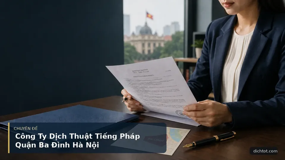 Công Ty Dịch Thuật Tiếng Pháp Quận Ba Đình Hà Nội
