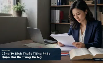 Công Ty Dịch Thuật Tiếng Pháp Quận Hai Bà Trưng Hà Nội
