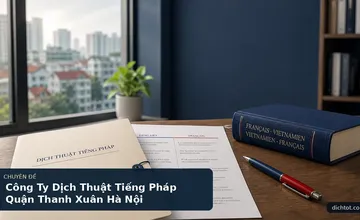 Công Ty Dịch Thuật Tiếng Pháp Quận Thanh Xuân Hà Nội