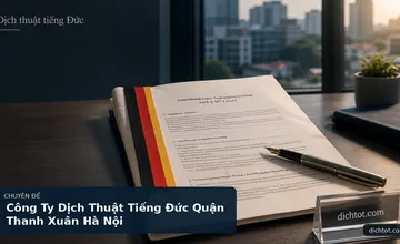 Công Ty Dịch Thuật Tiếng Đức Quận Thanh Xuân Hà Nội