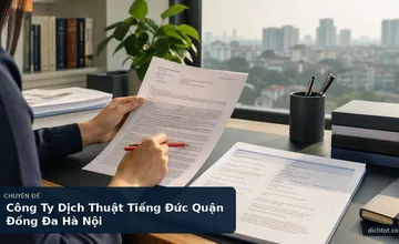 Công Ty Dịch Thuật Tiếng Đức Quận Đống Đa Hà Nội