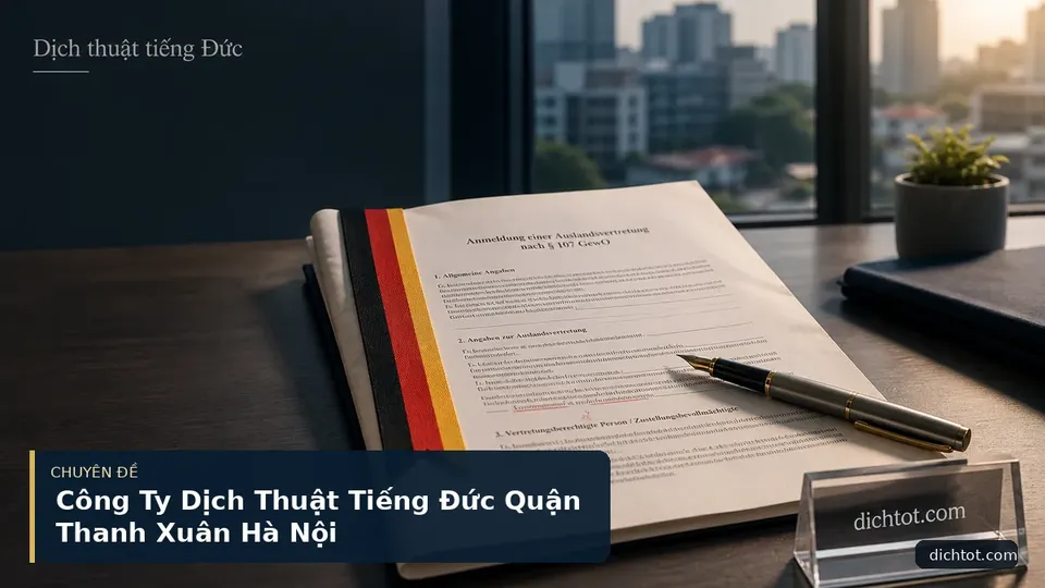 Công Ty Dịch Thuật Tiếng Đức Quận Thanh Xuân Hà Nội