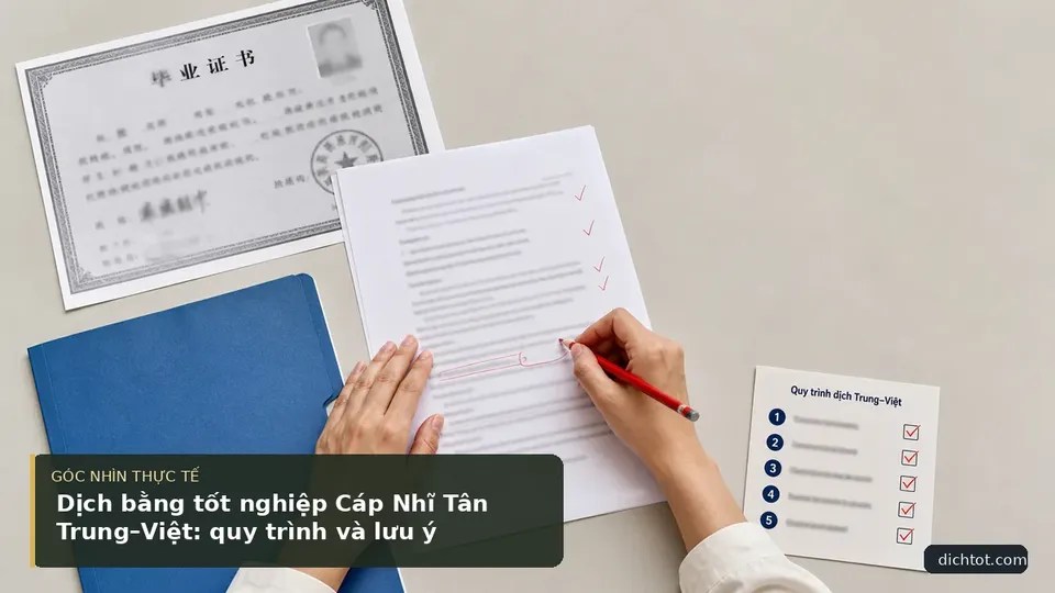 Chi tiết minh họa dịch thuật trong bài Dịch bằng tốt nghiệp Cáp Nhĩ Tân Trung–Việt: quy trình và lưu ý