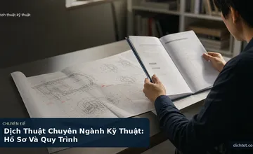 Dịch Thuật Chuyên Ngành Kỹ Thuật: Hồ Sơ Và Quy Trình
