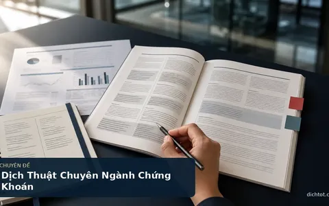 Dịch Thuật Chuyên Ngành Chứng Khoán