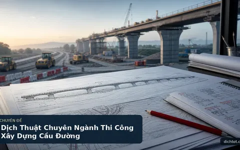 Dịch Thuật Chuyên Ngành Thi Công Xây Dựng Cầu Đường