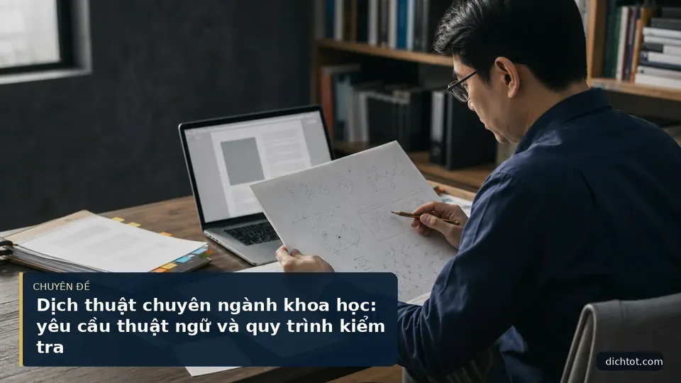 Dịch thuật chuyên ngành khoa học: yêu cầu thuật ngữ và quy trình kiểm tra
