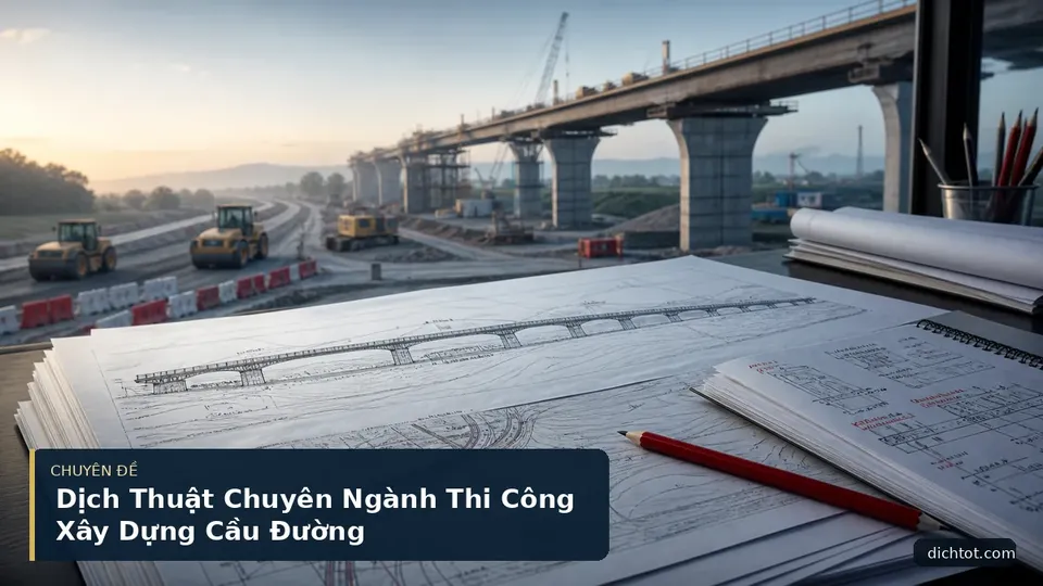 Dịch Thuật Chuyên Ngành Thi Công Xây Dựng Cầu Đường