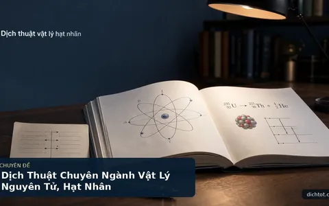 Dịch Thuật Chuyên Ngành Vật Lý Nguyên Tử, Hạt Nhân