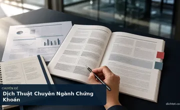Dịch Thuật Chuyên Ngành Chứng Khoán