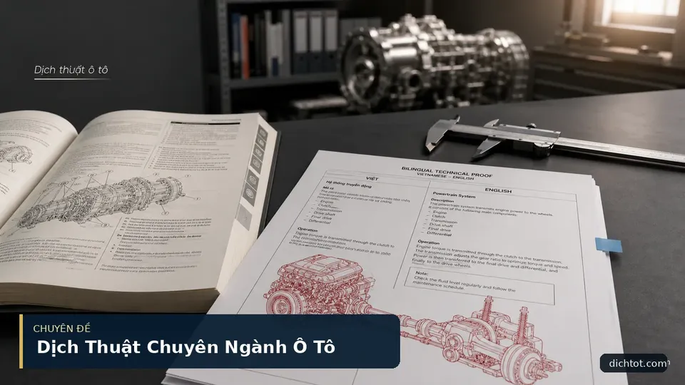 Dịch Thuật Chuyên Ngành Ô Tô