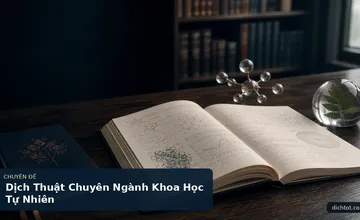 Dịch Thuật Chuyên Ngành Khoa Học Tự Nhiên