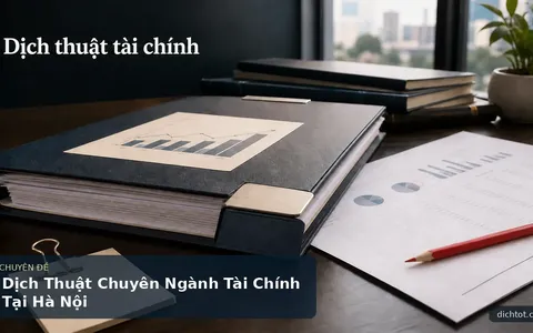 Dịch Thuật Chuyên Ngành Tài Chính Tại Hà Nội