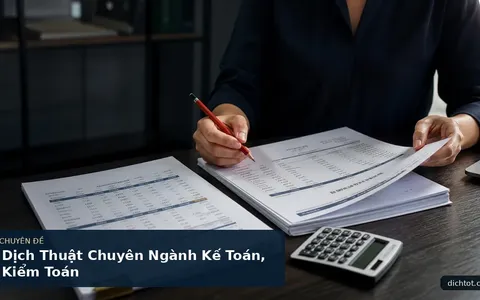 Dịch Thuật Chuyên Ngành Kế Toán, Kiểm Toán