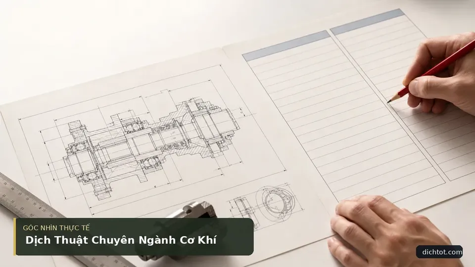 Dịch Thuật Chuyên Ngành Cơ Khí — hình minh họa dịch thuật