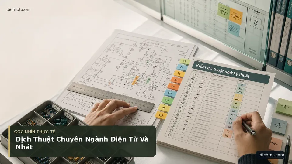 Dịch Thuật Chuyên Ngành Điện Tử Và Nhất — hình minh họa dịch thuật