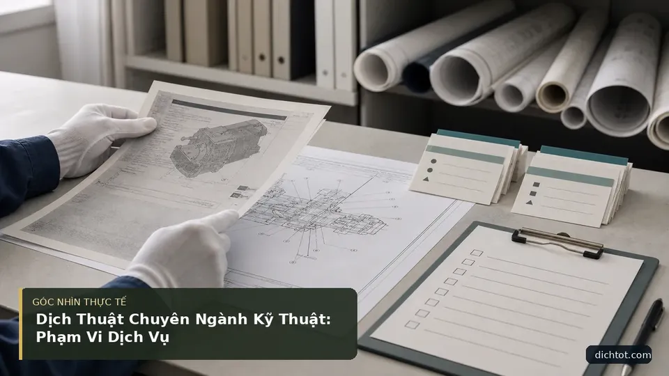 Dịch Thuật Chuyên Ngành Kỹ Thuật: Phạm Vi Dịch Vụ — hình minh họa dịch thuật