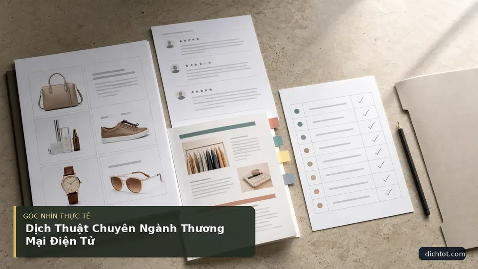 Dịch Thuật Chuyên Ngành Thương Mại Điện Tử — hình minh họa dịch thuật