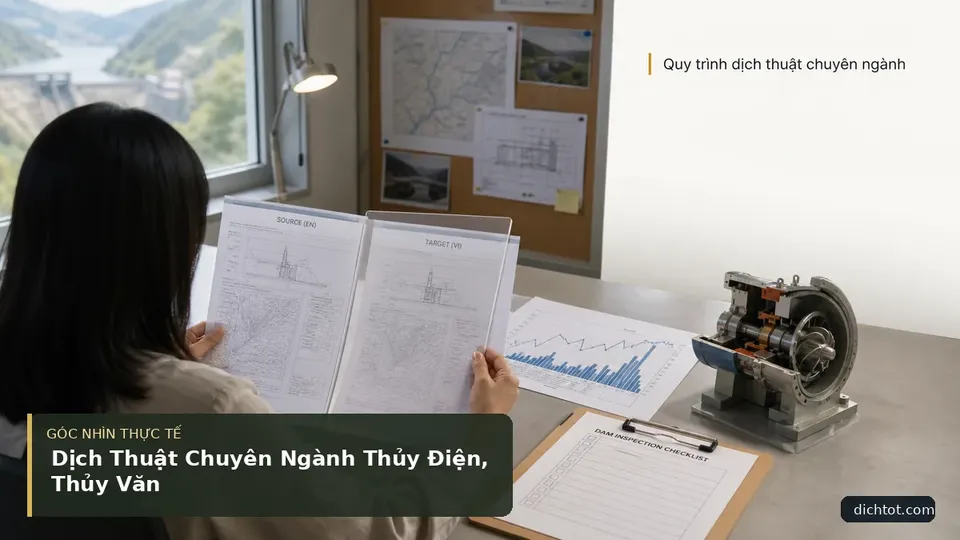 Dịch Thuật Chuyên Ngành Thủy Điện, Thủy Văn — hình minh họa dịch thuật
