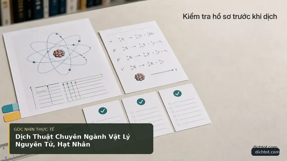 Dịch Thuật Chuyên Ngành Vật Lý Nguyên Tử, Hạt Nhân — hình minh họa dịch thuật