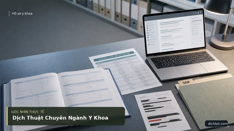 Dịch Thuật Chuyên Ngành Y Khoa — hình minh họa dịch thuật