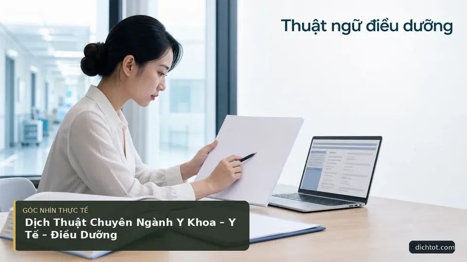 Dịch Thuật Chuyên Ngành Y Khoa – Y Tế – Điều Dưỡng — hình minh họa dịch thuật