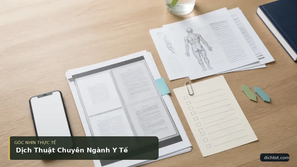 Chi tiết minh họa dịch thuật trong bài Dịch Thuật Chuyên Ngành Y Tế