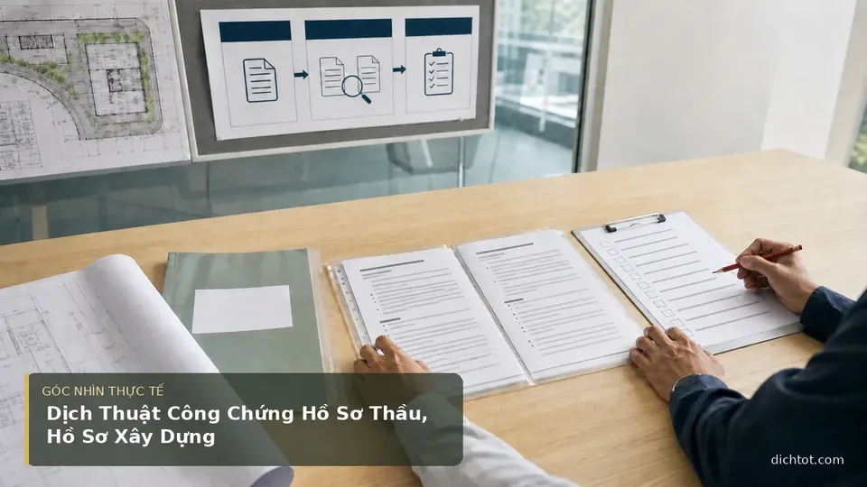 Dịch Thuật Công Chứng Hồ Sơ Thầu, Hồ Sơ Xây Dựng — hình minh họa dịch thuật