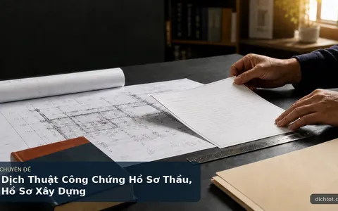 Dịch Thuật Công Chứng Hồ Sơ Thầu, Hồ Sơ Xây Dựng