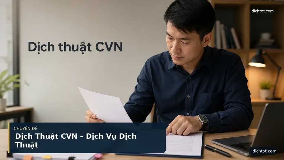 Dịch Thuật CVN – Dịch Vụ Dịch Thuật