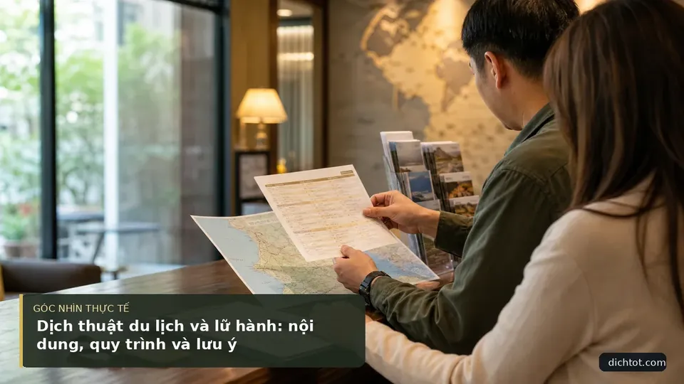 Chi tiết minh họa dịch thuật trong bài Dịch thuật du lịch và lữ hành: nội dung, quy trình và lưu ý