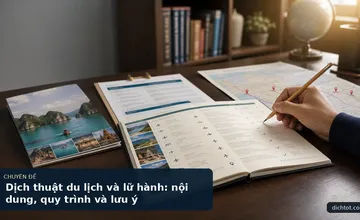 Dịch thuật du lịch và lữ hành: nội dung, quy trình và lưu ý