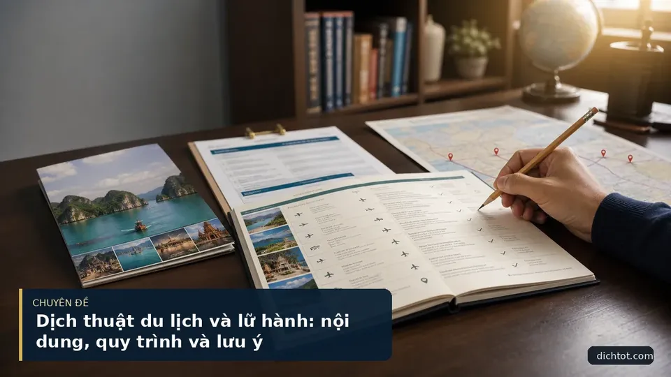 Dịch thuật du lịch và lữ hành: nội dung, quy trình và lưu ý