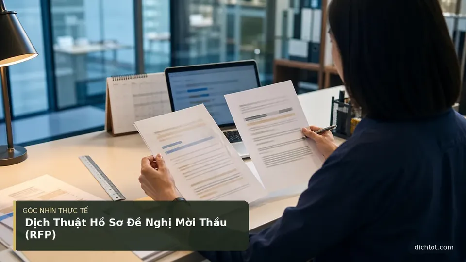 Dịch Thuật Hồ Sơ Đề Nghị Mời Thầu (RFP) — hình minh họa dịch thuật