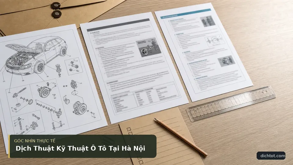 Dịch Thuật Kỹ Thuật Ô Tô Tại Hà Nội — hình minh họa dịch thuật