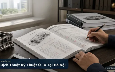 Dịch Thuật Kỹ Thuật Ô Tô Tại Hà Nội