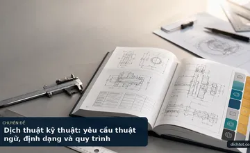 Dịch thuật kỹ thuật: yêu cầu thuật ngữ, định dạng và quy trình