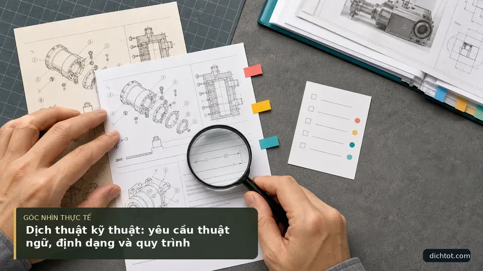Chi tiết minh họa dịch thuật trong bài Dịch thuật kỹ thuật: yêu cầu thuật ngữ, định dạng và quy trình