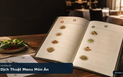 Dịch Thuật Menu Món Ăn