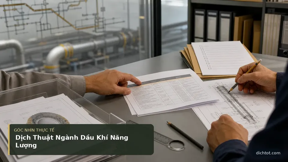Chi tiết minh họa dịch thuật trong bài Dịch Thuật Ngành Dầu Khí Năng Lượng