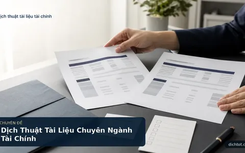 Dịch Thuật Tài Liệu Chuyên Ngành Tài Chính